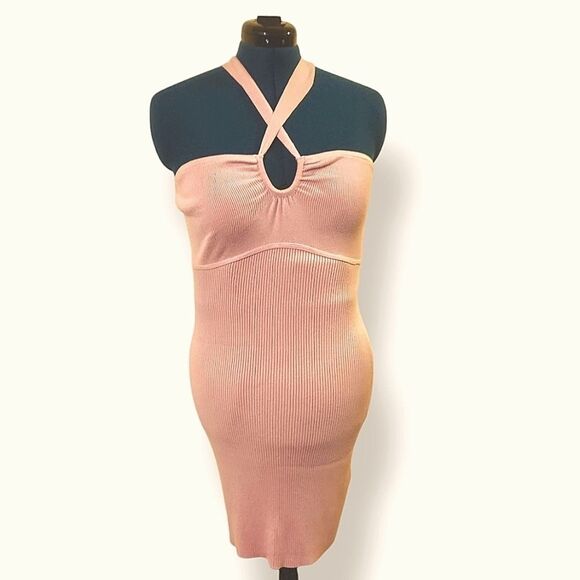 Abercrombie & Fitch Knit Y2K Festival Halter dress XL - Picture 2 of 7